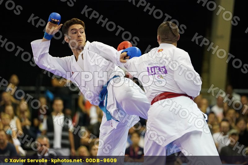 Asiabari Aliasghar Gold match Horuna Stanislav Iran Islamic Republic of Male Kumite -75kg Ukraine