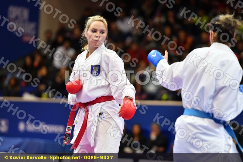 England Female kumite -68 kg France Karwacinski Kate Matoub Lamy
