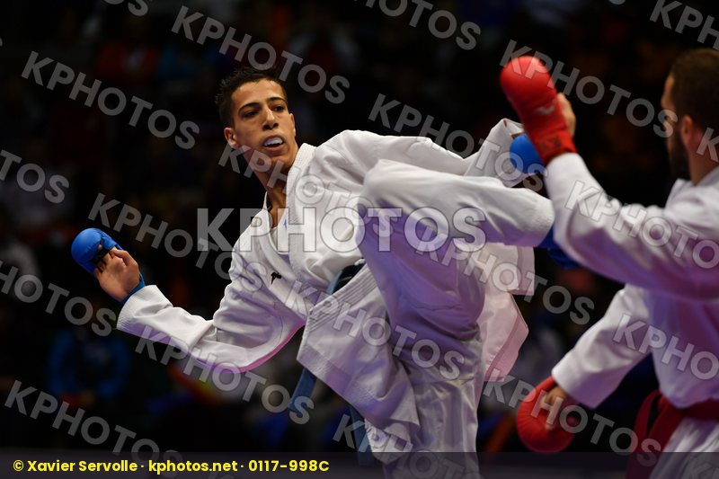 Ameknassi Abdessalam Gomez Matias Male kumite -60 kg Morocco Spa