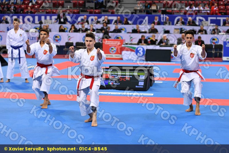 Turkey Kata team cadet and junior male Unsu