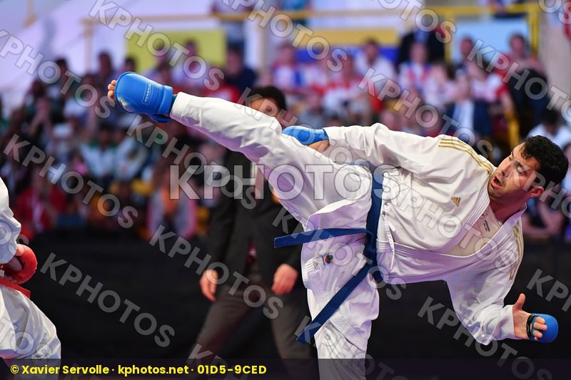 Arkania Gogita Ganjzadeh Sajad Georgia Iran Male kumite 84+ kg