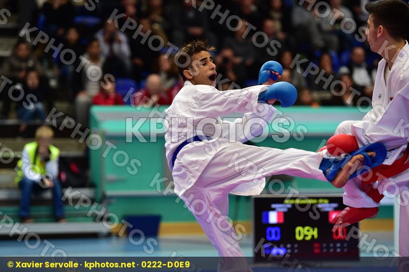 -55kg finals france junior kumite male Mardhi Ilyes Samdan Eray