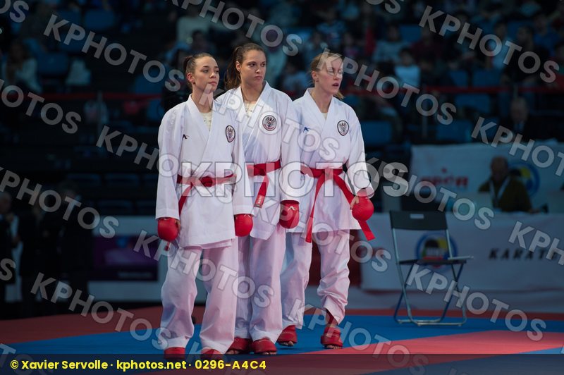 bronze match female kumite team