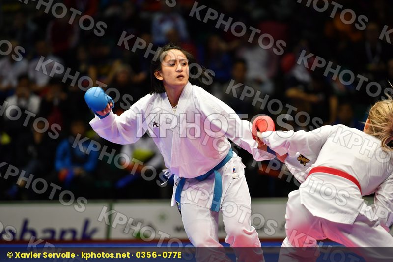 Chegolya Anna Chinese taipei Female kumite -50 kg Gu Shiau-shuan