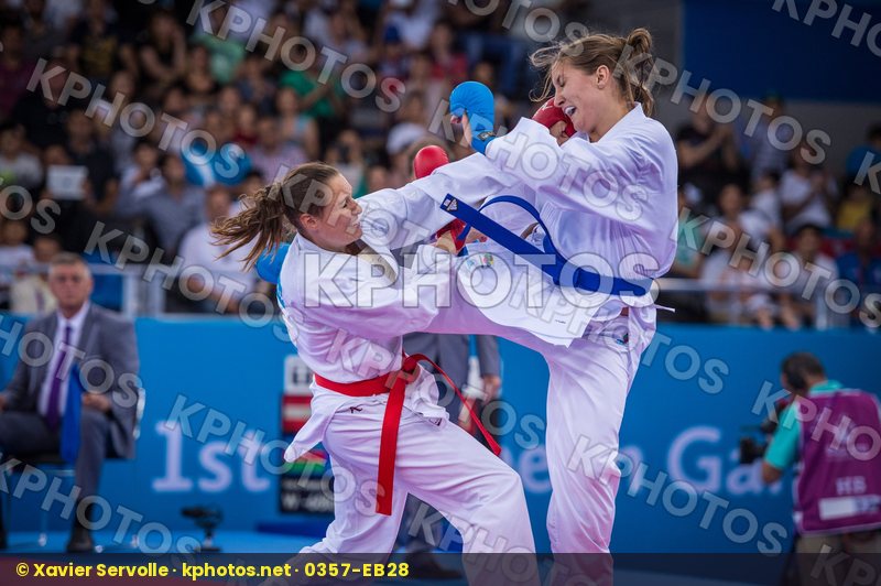 -68 kg Austria Azerbaijan Buchinger Alisa finals kumite Zaretska