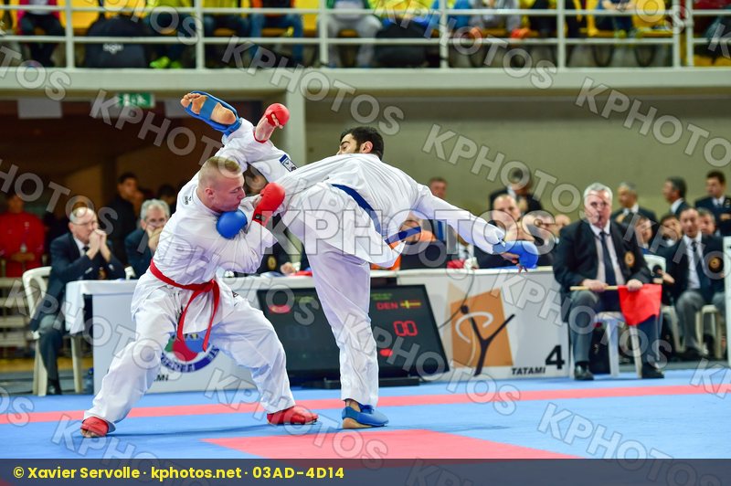 -84 Kg Aktas Ugur Budo Nord Denmark Korte Kevin Kumite Male Turk