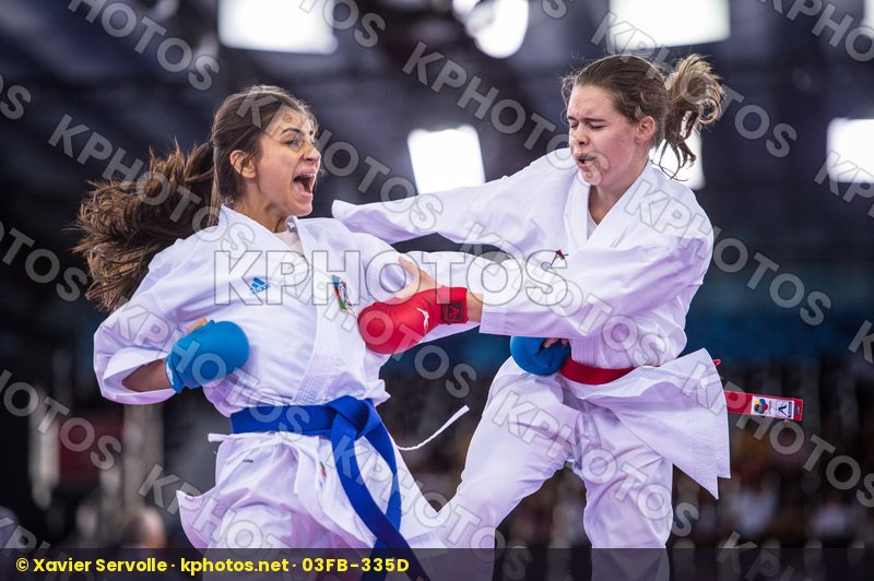 -55 kg Azerbaijan day1 Gasimova Ilaha kumite Luxembourg qualific