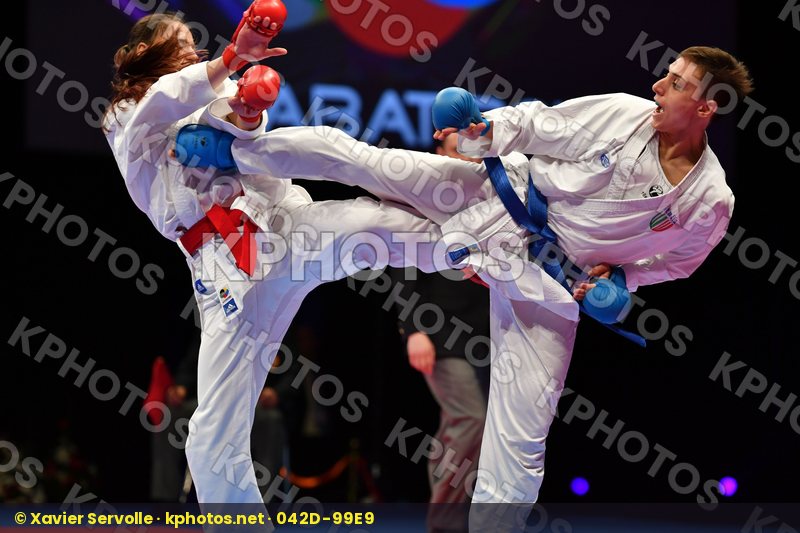 Female kumite -68 kg Italy Kopunova Miroslava Semeraro Silvia Sl