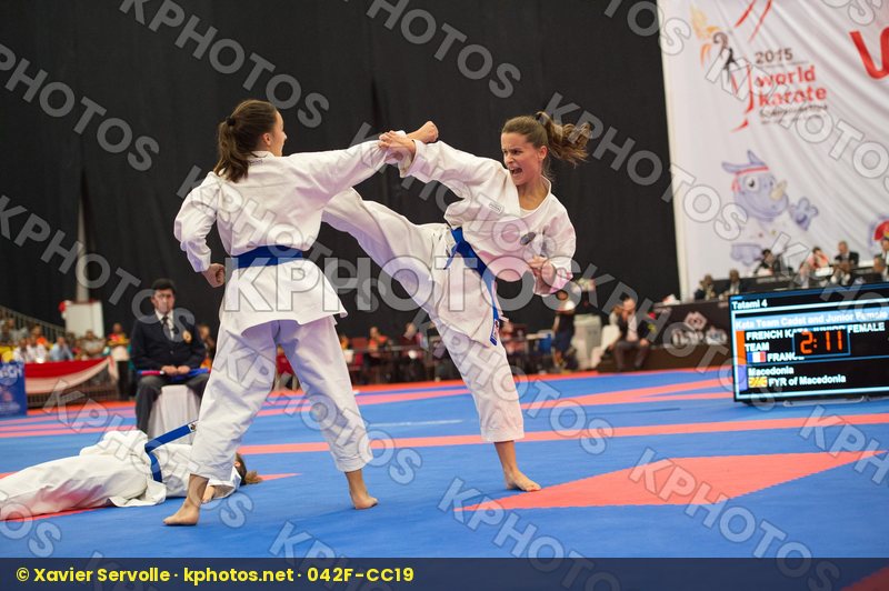 Arawaza cadet female Fyr Of Macedonia Junior Kata team