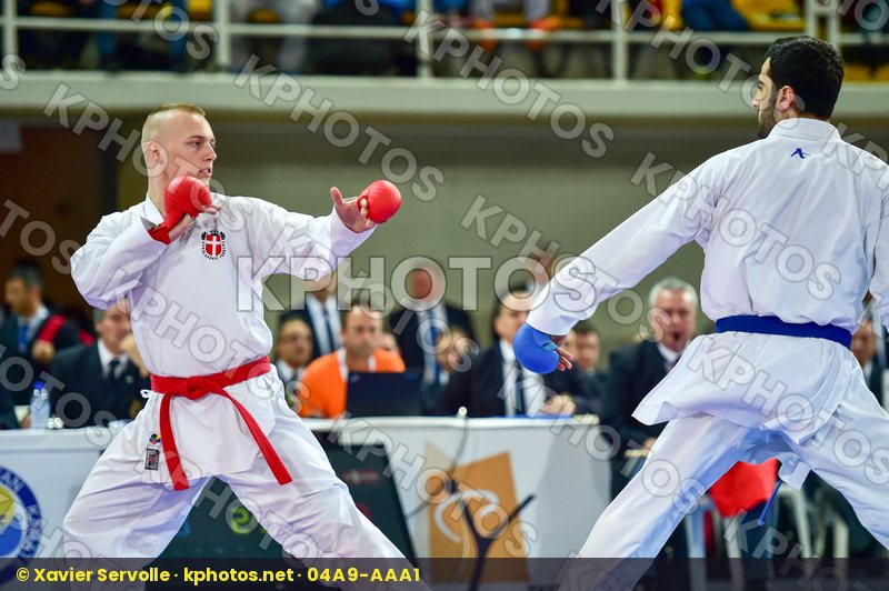 -84 Kg Aktas Ugur Budo Nord Denmark Korte Kevin Kumite Male Turk