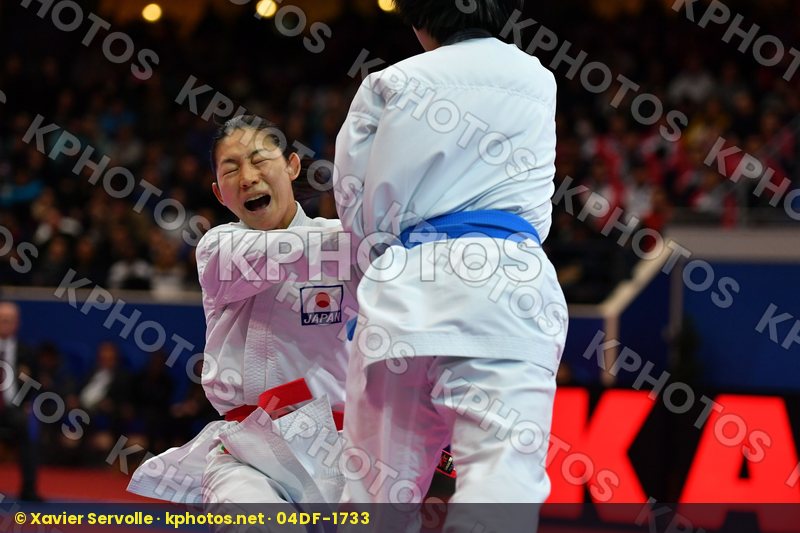 Female kumite -50 kg Japan Miyahara Miho Tadano Ayaka