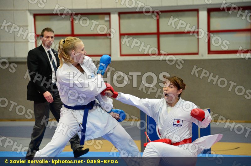 female kumite 68+ kg no uekusa ayumi kuusisto helena japan finla