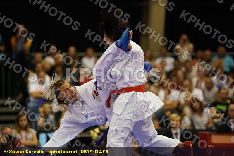 Female Kumite -50kg France Gold match Japan Miyahara Miho Recchia Alexandra