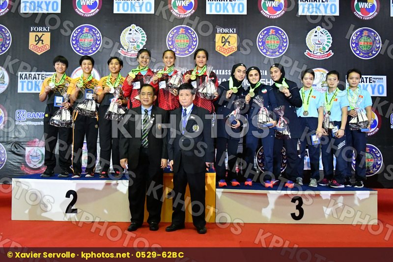 Indonesia Iran Islamic Republic Of Kata Team Cadet And Junior Fe
