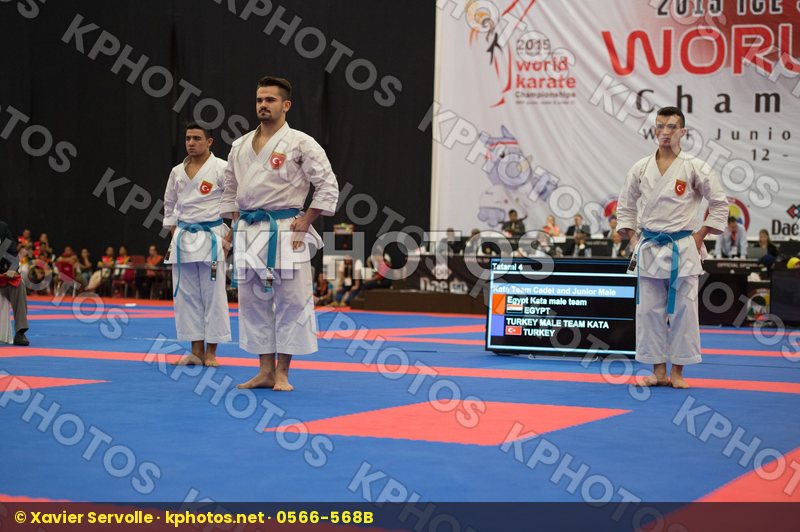cadet Junior Kata male team Turkey