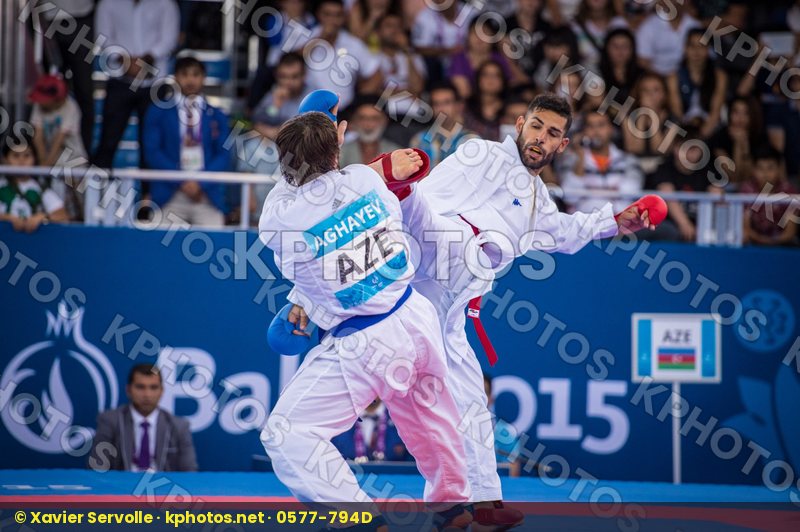 -75 kg Aghayev Rafael Azerbaijan Busa Luigi finals Italy kumite