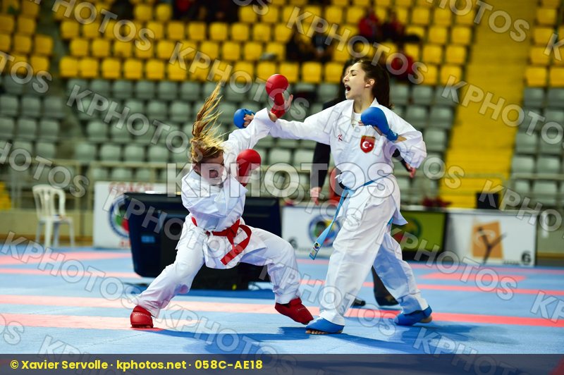 -47 Kg Cadet chyprus Female Kihon Kozerenko Kristina Kumite Russ