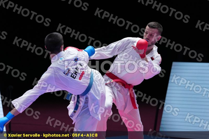 ARIFI ORGES (ALBANIA) vs AKHMEDOV AKHMED (EKF-1) in Male Kumite -60 Kg - Final Bout