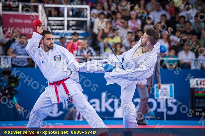 -84 kg Azerbaijan day2 Greece kumite Mamayev Aykhan qualificatio