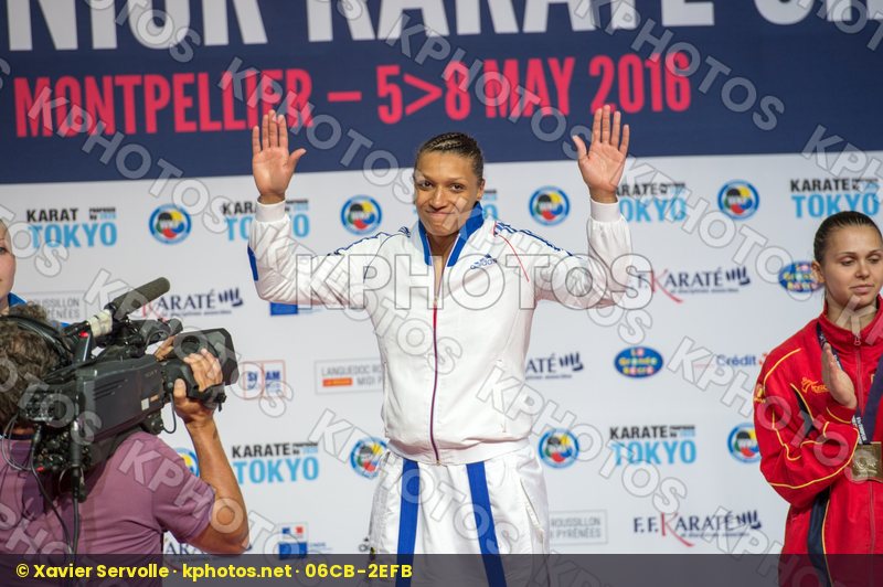 68+ Kg Female Florentin Anne Laure france kumite podium