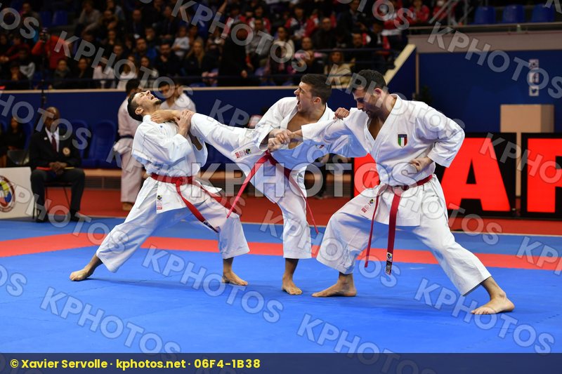 bunkai Italy Kata Team Male