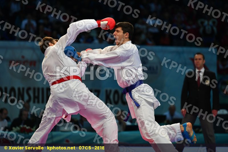 Erkan Enes Italy Male kumite 84+ kg Marino Simone Turkey