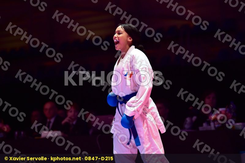 -61 kg final France Gataullina Nailya Ignace Lucie kumite Russia