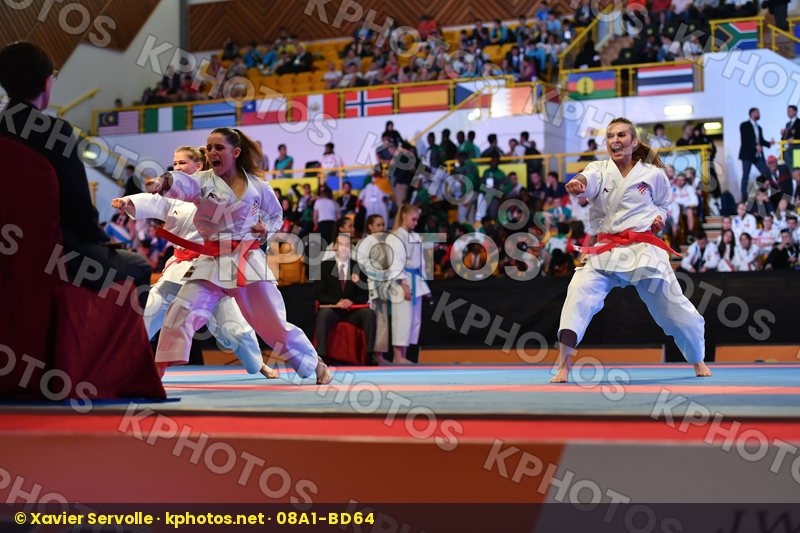 Croatia Croatia Croatia Female team kata Goju shiho sho