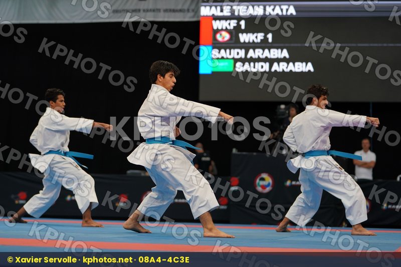 Kanku sho Male team kata Saudi Arabia