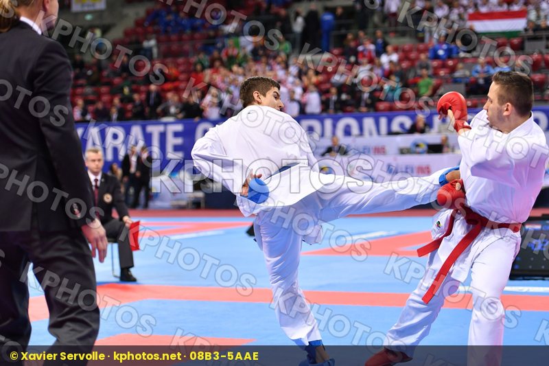 Croatia Da costa Jessie France Garibovic Enes U21 kumite male -8