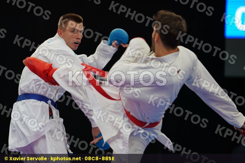 Chobotar Valerii Greece Hungary Male kumite -84 kg Tzanos Georgi
