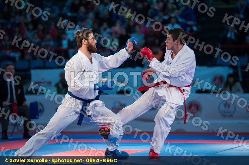 +84 kg Bitevic Slobodan Erkan Enes finals kumite Serbia Turkey