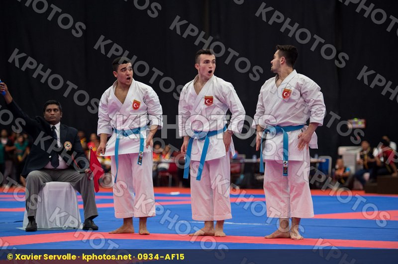 cadet Junior Kata male team Turkey