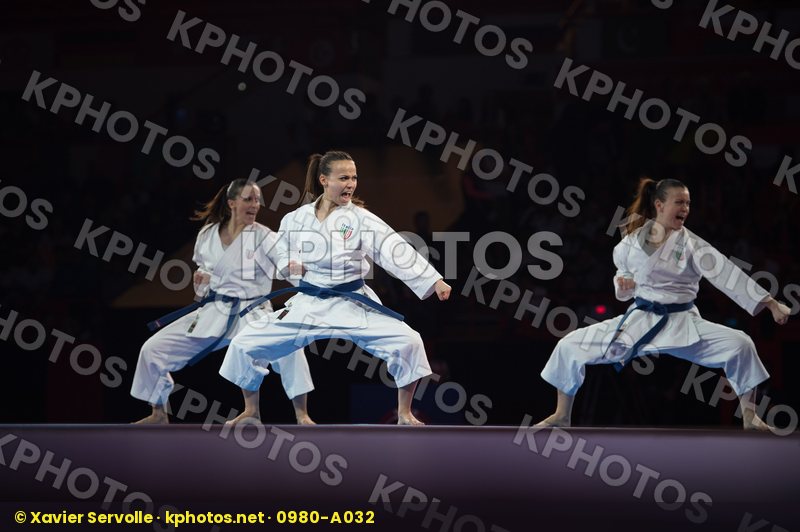 Dubai Female final Italy kata team