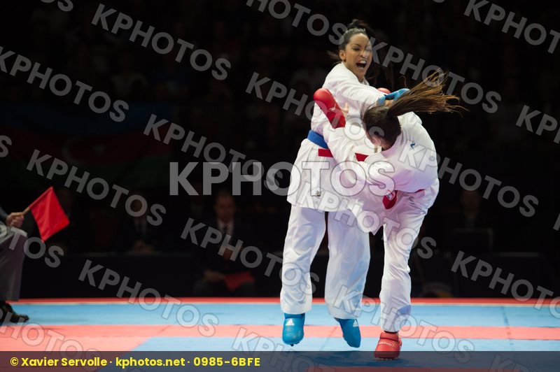 -61 Kg Coban Merve Female final france Ignace Lucie kumite Turke