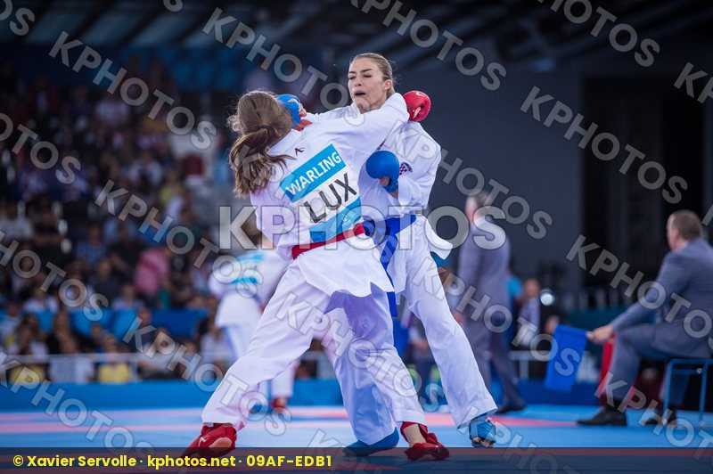 -55 kg Croatia day1 Kovacevic Jelena kumite Luxembourg qualifica