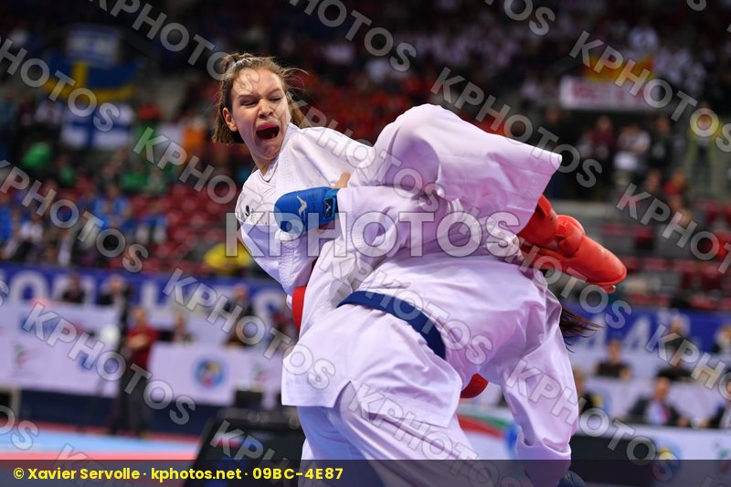 Bulgaria Goranova Ivet Hirt Silvia Junior kumite female -53 kg S