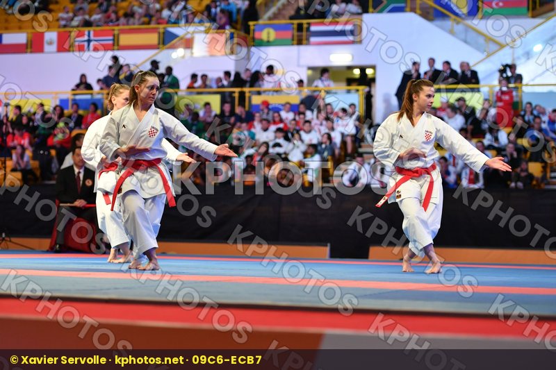 Croatia Croatia Croatia Female team kata Goju shiho sho