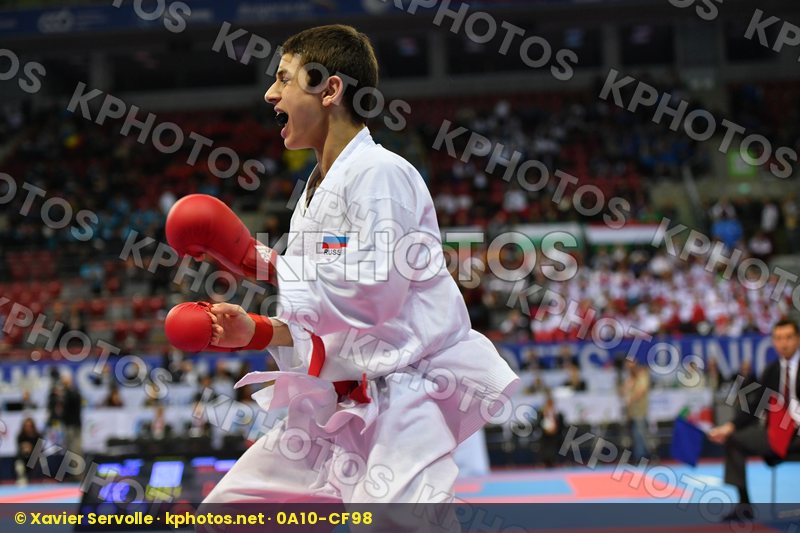 Cadet kumite male -57 kg, Ogannisian Iurik, Russian federation,