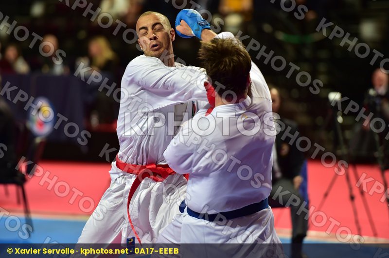 84+ Kg Erkan Enes italy kumite Male Maniscalco Stefano Turkey