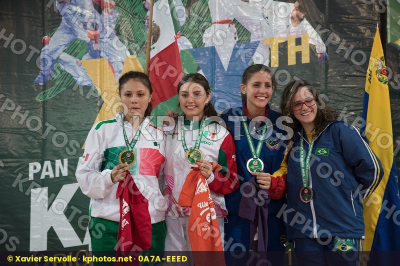 -68 Kg Brazil Cuervo Marianth Female kumite Mafra Bianca Mexico