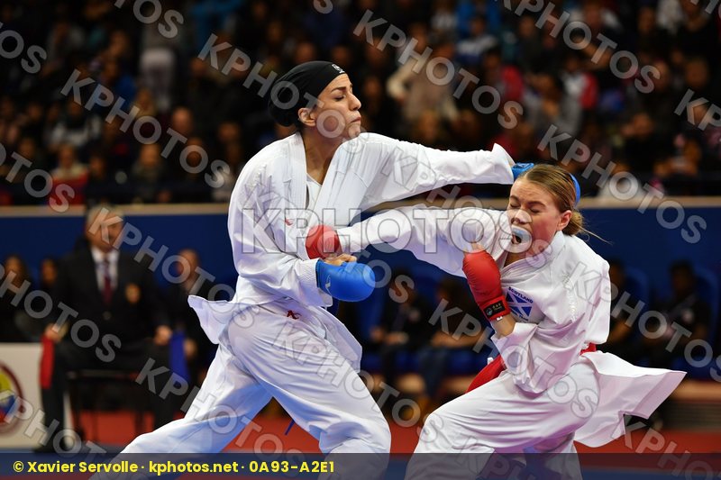 Connell Amy Female kumite -55 kg Iran  islamic republic of Khaks
