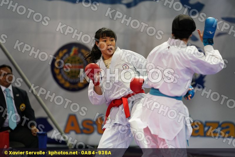 Chinese Taipei Female team kumite Iran  islamic republic of