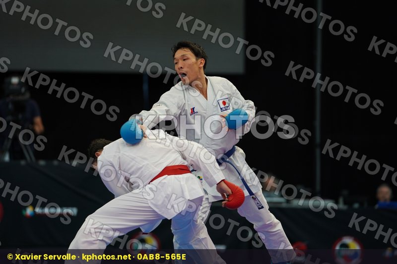 Brazil Figueira Vinicius Gomyo Hiroto Japan Male kumite -67 kg