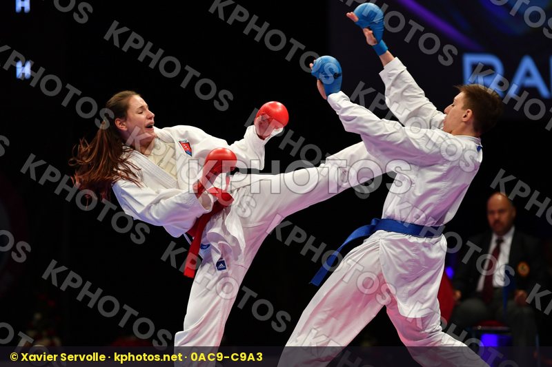Female kumite -68 kg Italy Kopunova Miroslava Semeraro Silvia Sl