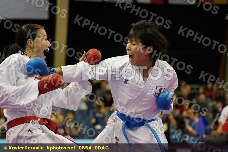 Female Kumite -68kg Japan Montenegro Rakovic Marina Someya Kayo