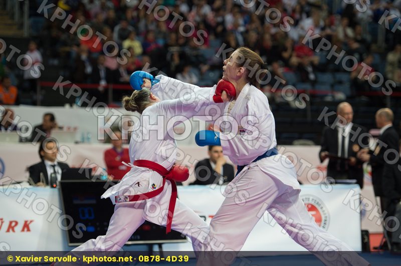 female kumite Serbia Slovenia team top