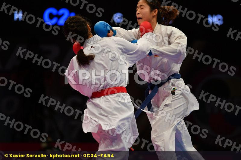 China Errabi Fatima zahra Female kumite -68 kg Morocco Tang Ling