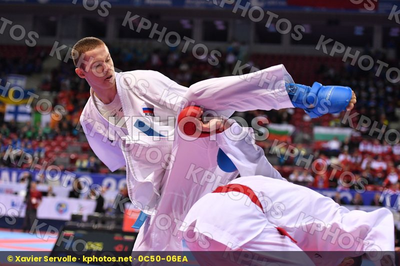 Drozd Pavel Gyurik Adi Junior kumite male -76 kg Russian federat