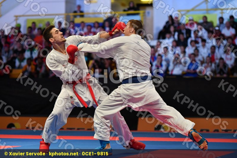Croatia Granovesov Ilya Kvesic Ivan Male kumite -84 kg Russian f